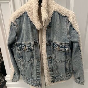 Blank NYC Blue and Cream Jean Jacket for Kids